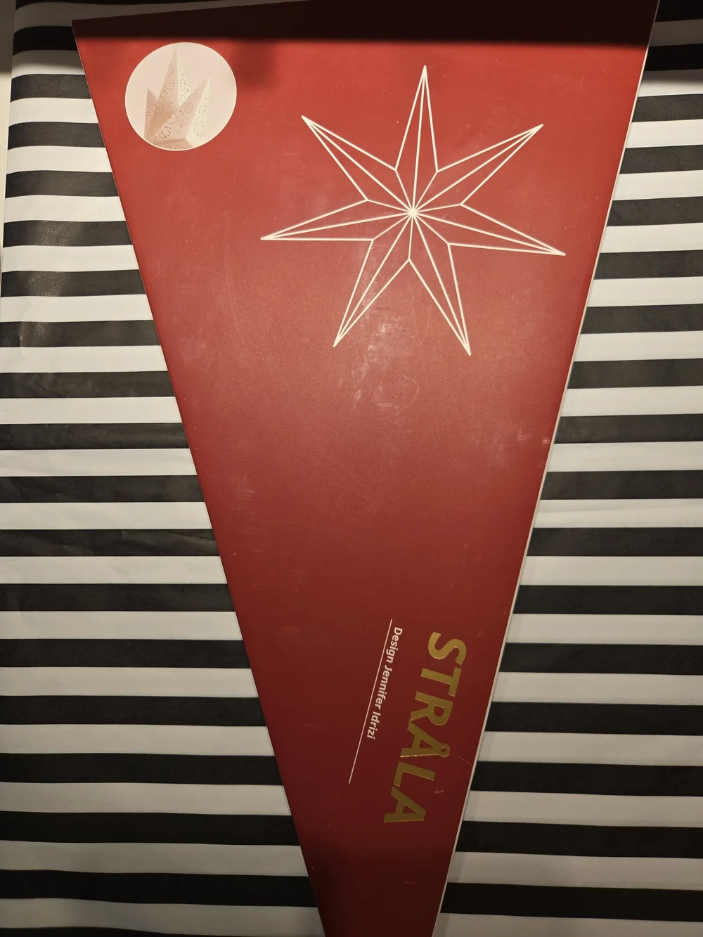 NIB Paper Star Shade Pendant Light - Christmas Decor Holiday Decorative Star 35